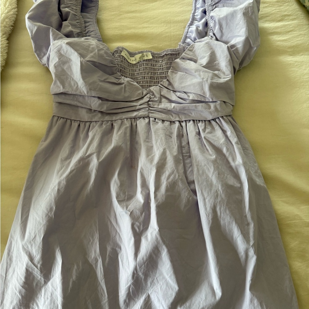 Altar'd State Lilac Smocked Dress